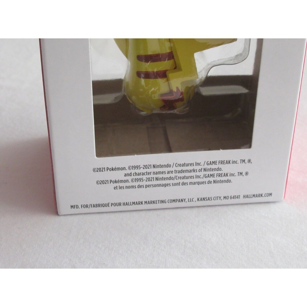 NEW 2021 Hallmark PIKACHU Pokemon Hanging Christmas Tree Ornament Walmart - Picture 7 of 11